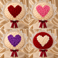 Buchet Inimă Personalizabil – 101 Trandafiri ❤️