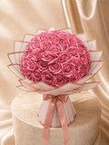 Buchet Éternelle Rose – 101 Trandafiri Artizanali
